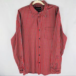 Detailed Men Long Sleeve Dress Shirt Size XXL